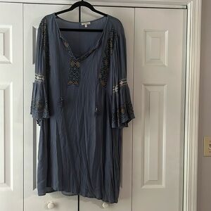 Lucky Embroidered Dress